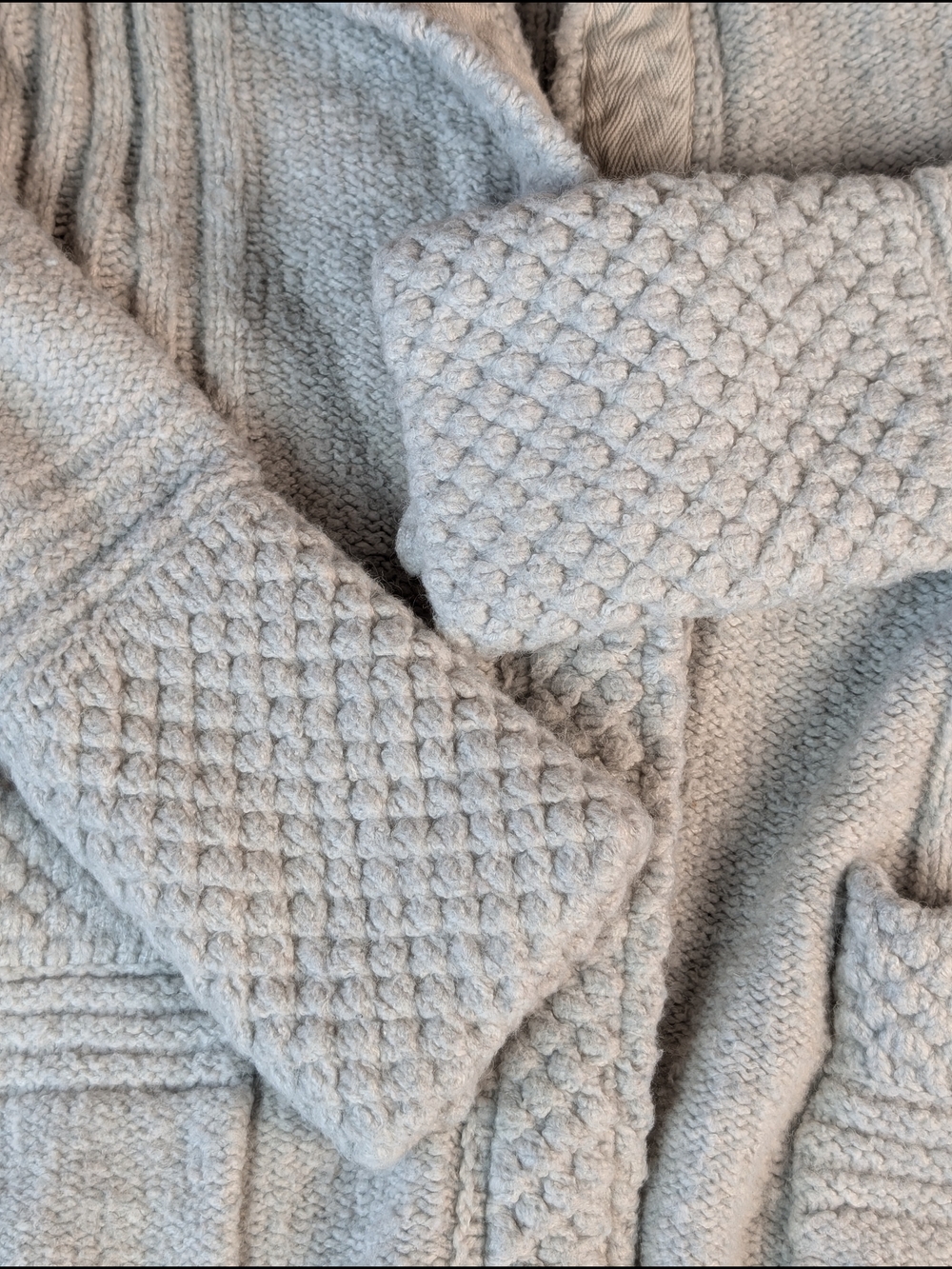 prAna Eslin Cardigan Knit Sweater Women's S Snap Button Pockets Bone White - Picture 8 of 8